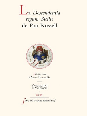 cover image of La Descendentia regum Sicilie de Pau Rossell